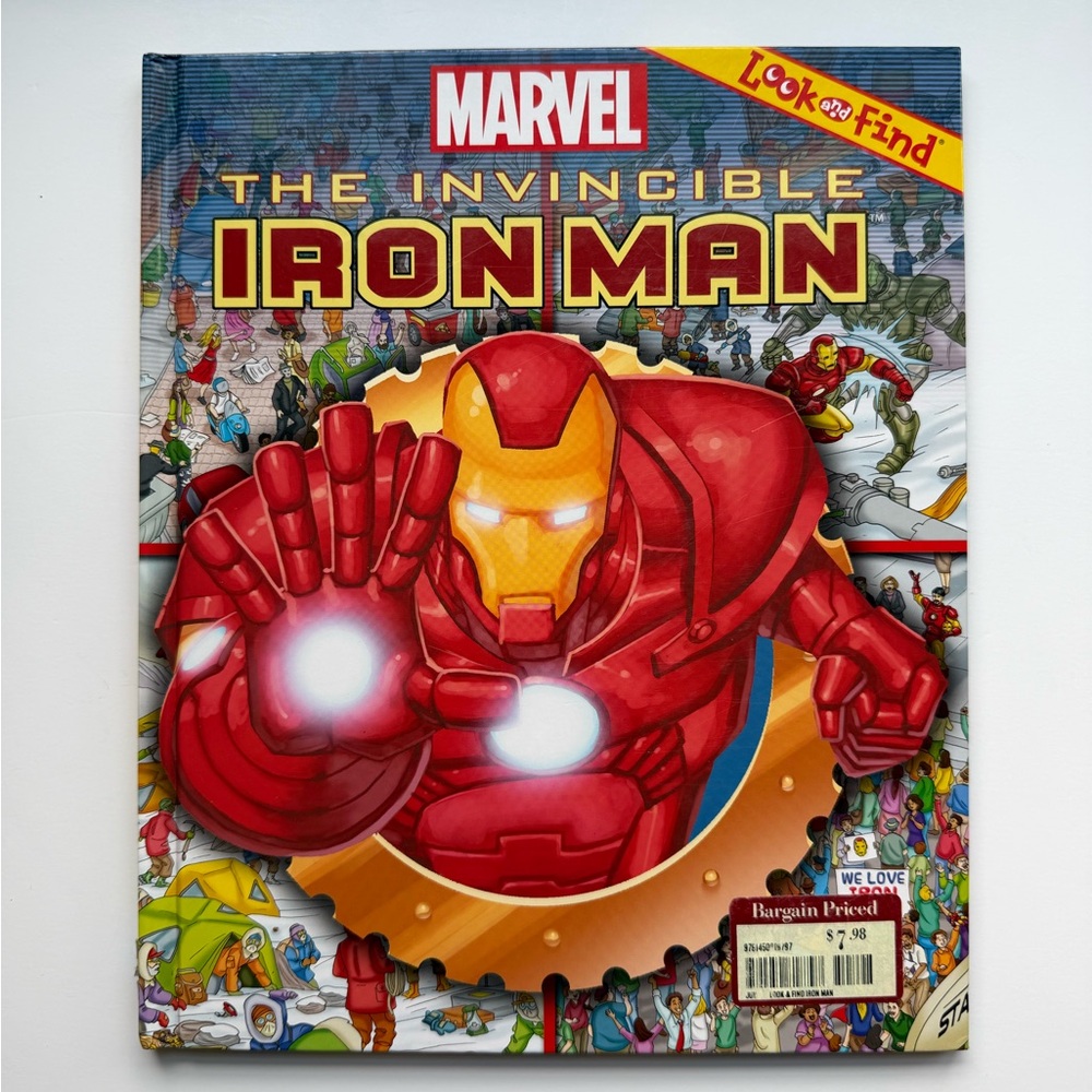 3/$15 | Marvel Iron Man Look-and-Find Hardcover Book